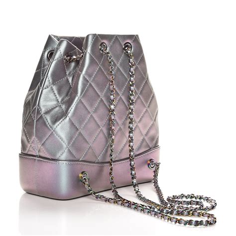 chanel gabrielle iridescent backpack